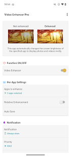 Video Enhancer Pro Ekran görüntüsü