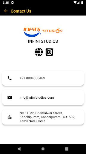 INFINI STUDIOS Screen 3