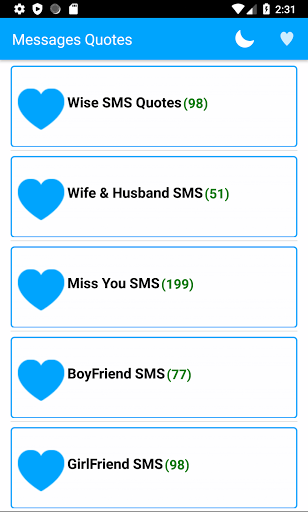 Messages Quotes Screen 3