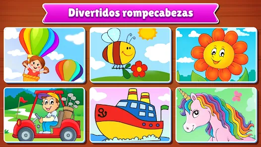  Rompecabezas para niños de 3 a 5 años, rompecabezas de