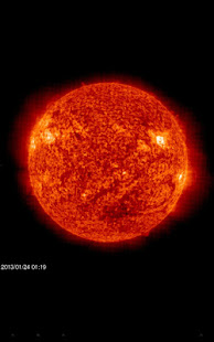 Images of the Sun from SOHO