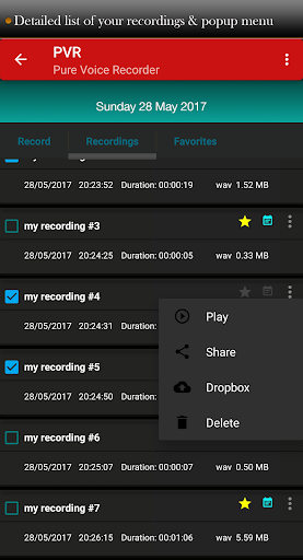 Pure Voice Recorder Light Screen 3