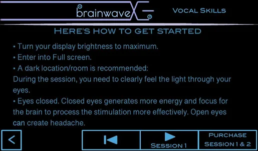 BrainwaveX Vocal Skills