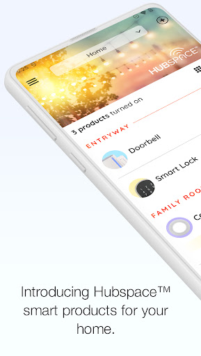 Android application Hubspace screenshort