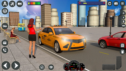 Android application Simulateur de conduite de taxi screenshort