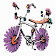 puzzle bike with love icon
