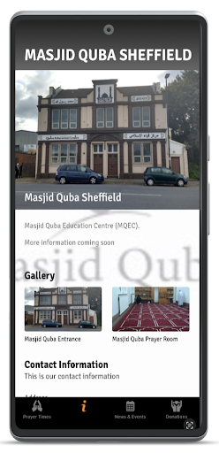 Masjid Quba Sheffield Screen 2