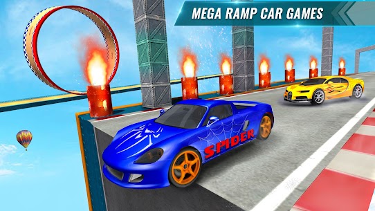 Spider Car Stunt Racing Mega Ramp New Car Games Apk app mod 4