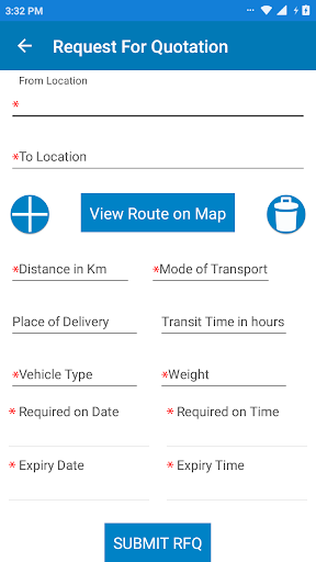 Shakti Transport App Screen 3