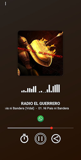 Android application RADIO EL GUERRERO screenshort