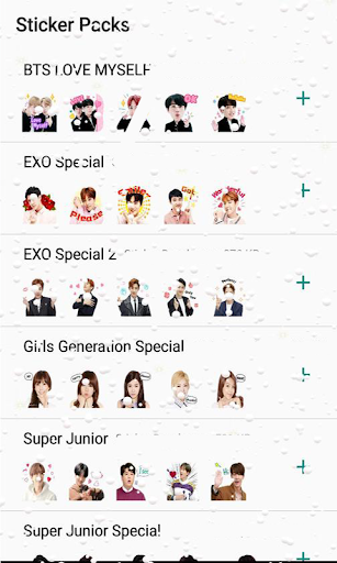 Sticker WA Korea KPOP Idol Screen 3