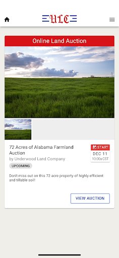 Android application Underwood Land Company, Inc. screenshort