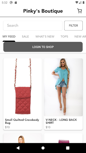Screenshot of Pinky's Boutique
