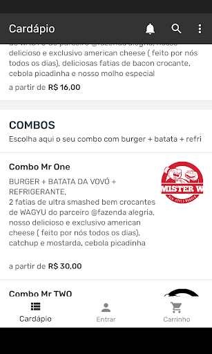 Mister W Burger Screen 2