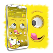 Cute Funny Face Launcher Theme  Icon