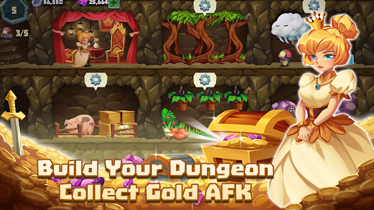 AFK Monster MOD APK :Idle Hero Summon (Unlimited Gold) 9