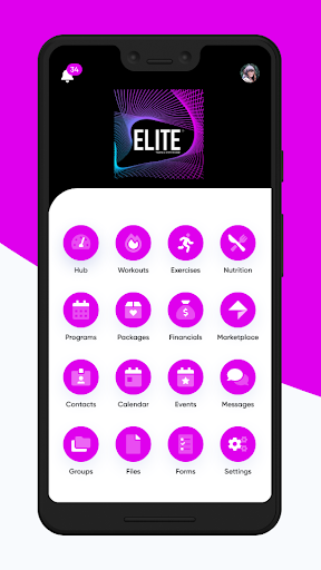 Android application Elite All Access screenshort