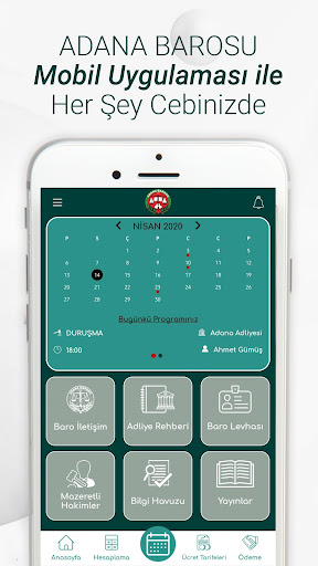 Android application Adana Barosu screenshort