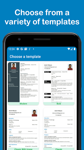 CV Maker - PDF Resume Builder Screen 2