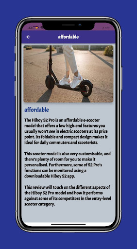 Hiboy S2 Pro EC Scooter Guide Screen 3