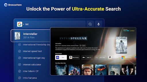 Screenshot of Browser TV Web - BrowseHere
