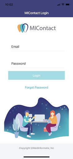 Android application MI Contact screenshort
