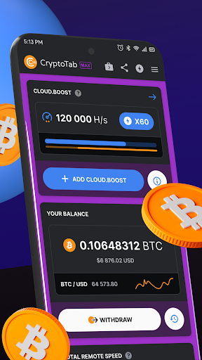 Screenshot of CryptoTab Browser Max Speed