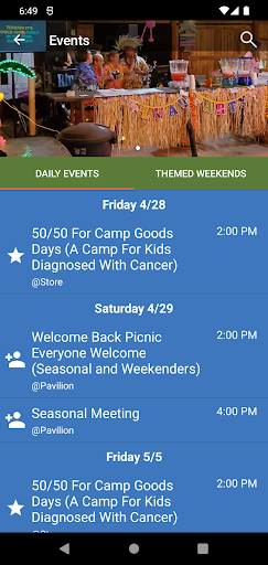 Screenshot of Pope Haven Campground