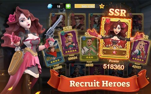 Wild West Heroes Apk Mod for Android [Unlimited Coins/Gems] 2