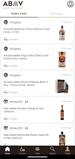 Abov Whiskey App Screenshot