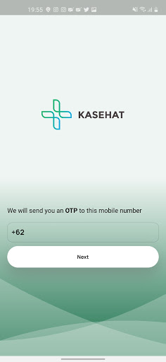 Android application Kasehat - Cegah Penyebaran COV screenshort