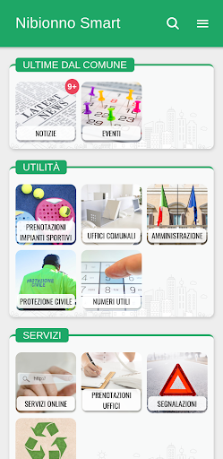 Android application Nibionno Smart screenshort