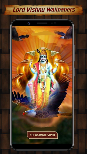 Lord Vishnu Wallpaper,Narayana Screen 3