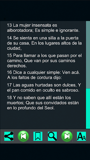 Android application Proverbios Bíblicos (Español) screenshort