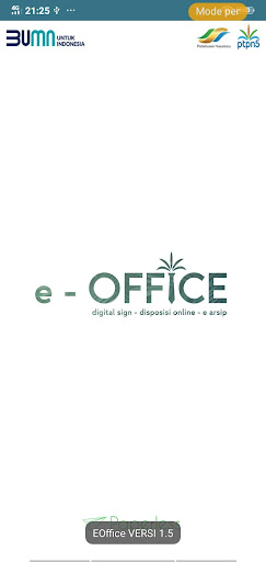 Android application e-Office PTPN V screenshort