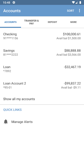 State Bank Mobile Banking Screen 3
