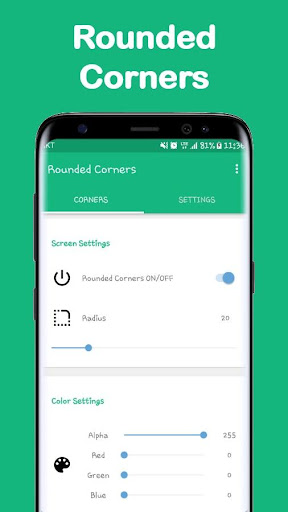 둥근 화면 - 둥근 모서리 화면, Rounded Cor Screen 3