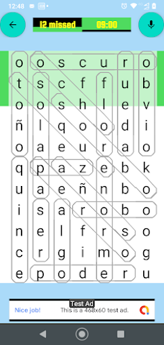 Word Search Game: Spanish - Screenshot 3