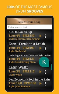 Drum Loops & Metronome Pro Capture d'écran