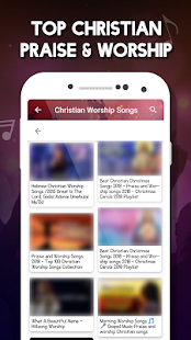 Christian songs & music : Gospel music video 1.7 APK screenshots 6