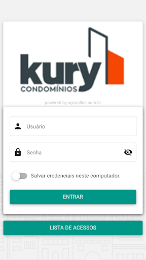 Android application Kury Condomínios screenshort