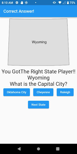 State Map Game Screen 3