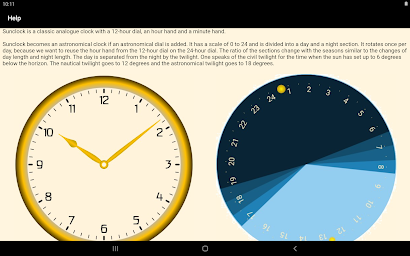 Sunclock - Sunrise Sunset Moon