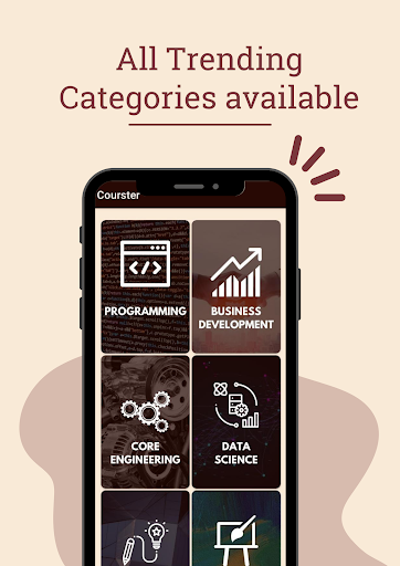 Android application Courster screenshort