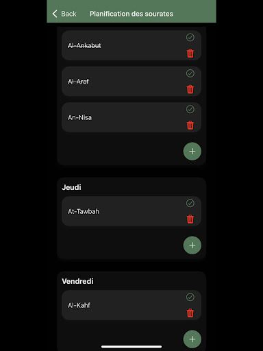 Planificateur de Taqwa