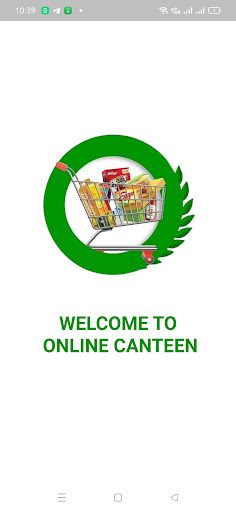 Android application Online Canteen screenshort