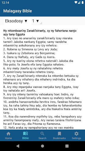 Android application Malagasy Bible 1865 screenshort