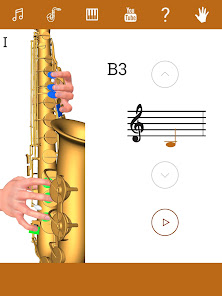 Captura de Pantalla 7 3D Saxofón Notas - Como Tocar android