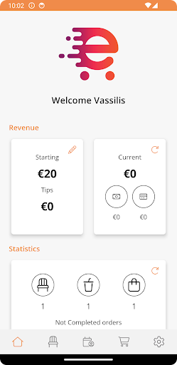 Android application Reactive Ordering screenshort