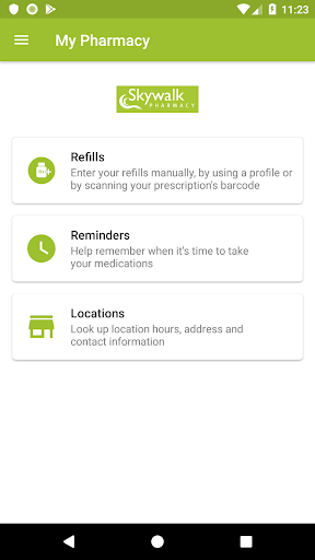 Android application Skywalk Pharmacy screenshort